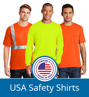 Made in USA Safety Shirts